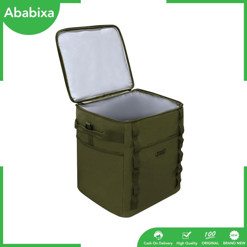 [Ababixa] Túi Đựng Đồ Cắm Trại Đinh Tán Nhỏ Gọn Bền Bỉ Có Khóa Kéo Và Tay Cầm Túi Đựng Cho Hoạt Động Ngoài Trời / Bãi Biển /