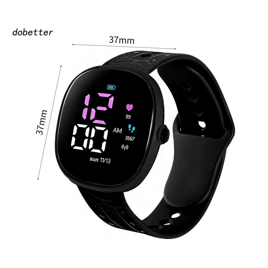 Đồng Hồ Điện Tử Màn Hình LED M12 Chống Nước Thời Trang Cho Nam Nữ