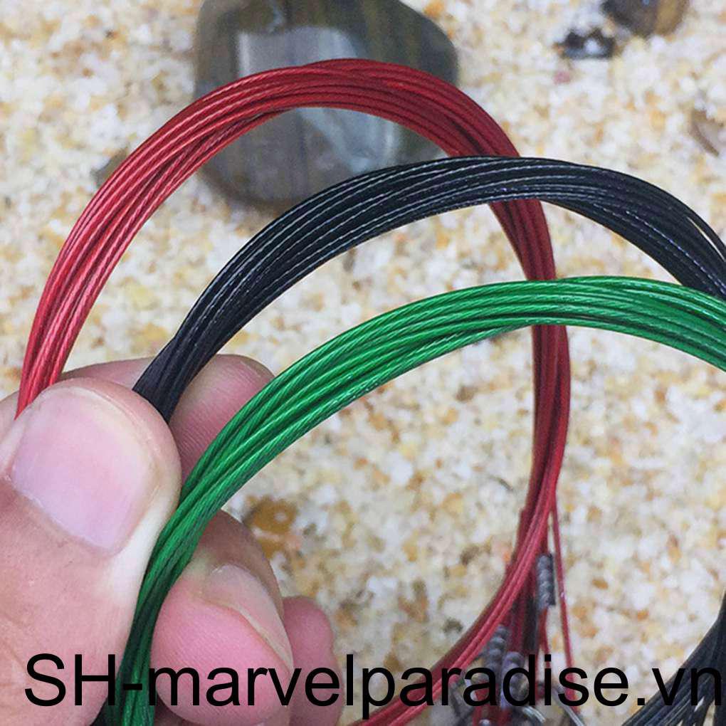 Dây Câu Cá Dày Dặn 50CM 150Lb Kèm Khóa Xoay Bằng Đồng Không Gỉ