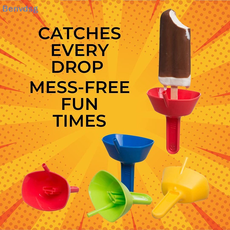 Benvdsg &gt; Giá Đỡ Que Kem Kèm Ống Hút Chống Rò Rỉ Dành Cho Trẻ Em