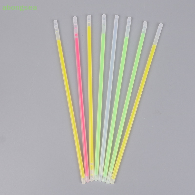 Abongsea Set 100 Que Phát Quang Nhiều Màu Sắc Dùng Để Trang Trí Vòng Tay / Dây Chuyền