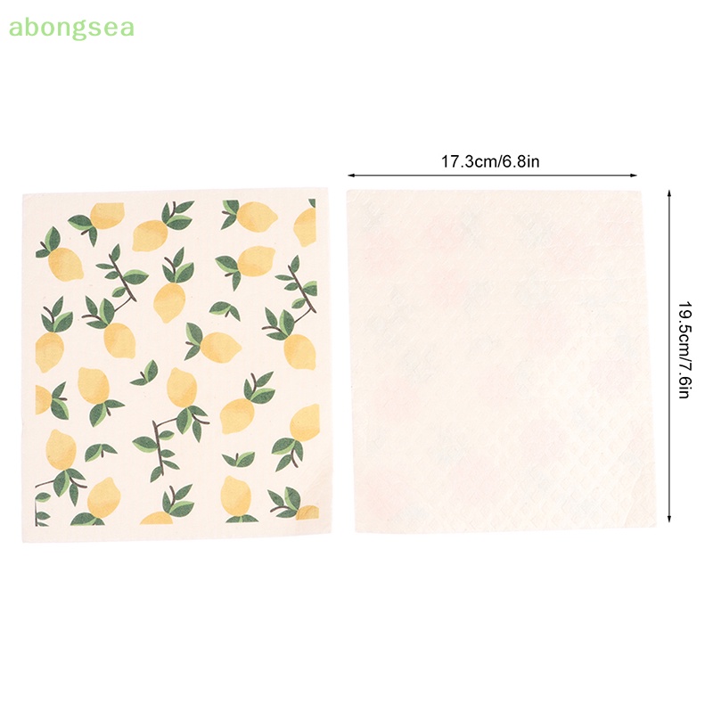 Abongsea Khăn Lau Chén Dĩa Thấm Hút Tốt Tiện Dụng Cho Nhà Bếp