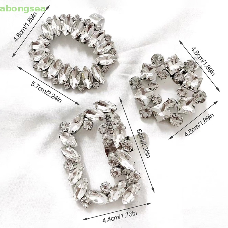 1 Khóa Kẹp Hình Hoa Đính Đá Trang Trí Giày Cao Gót Cho Cô Dâu