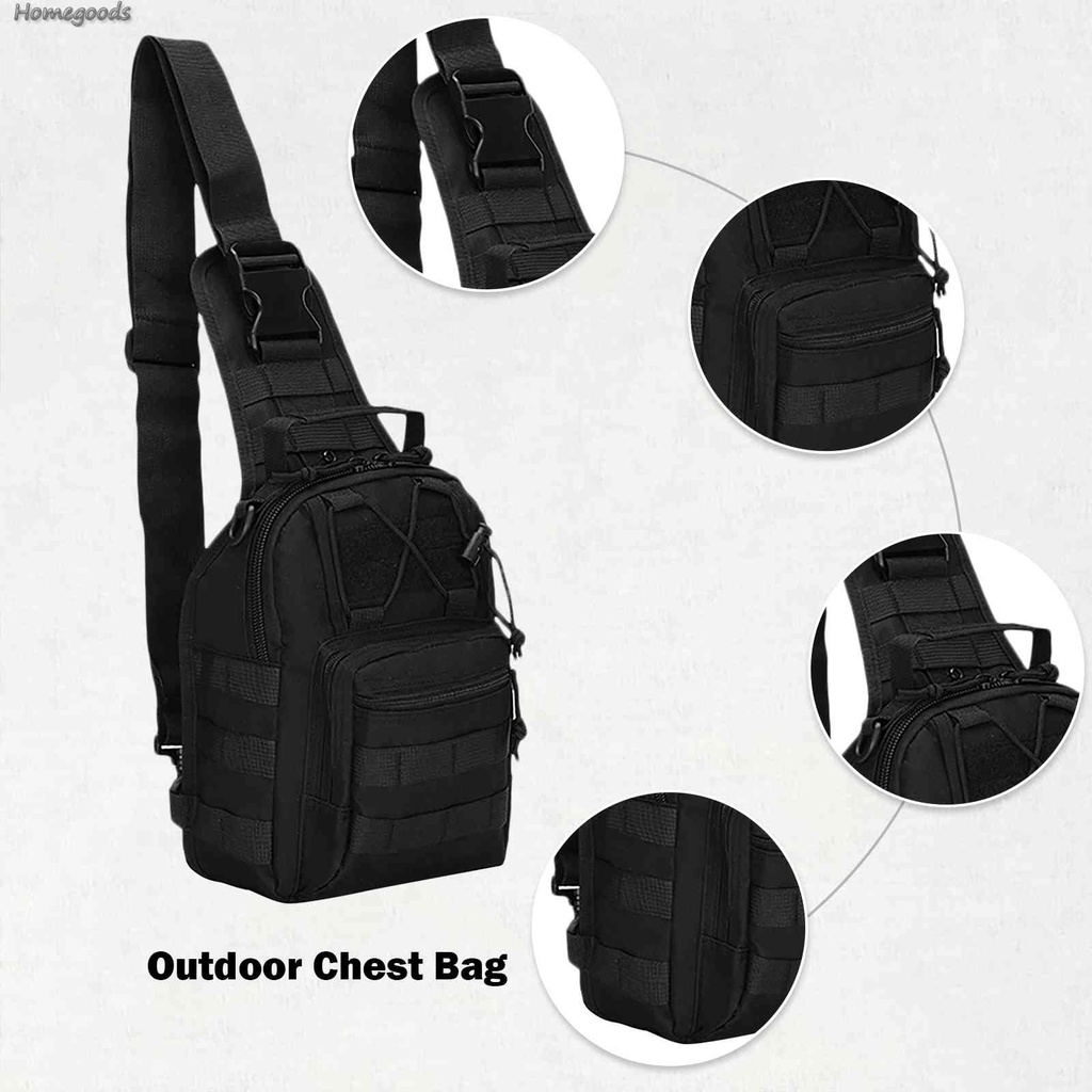 Túi Đeo Chéo Ngực Chất Liệu Nylon 600D EDC