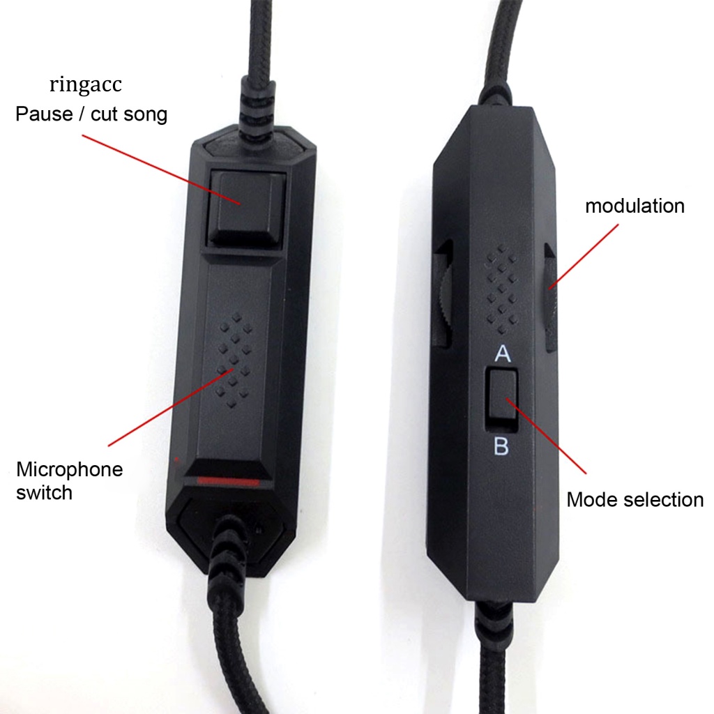 Dây Cáp Âm Thanh AUX Di Động 1M Chuyển Đổi Tín Hiệu Từ Giắc Cắm 3.5mm Sang Cổng Cắm AUX Cho Logitech Astro A10 A40