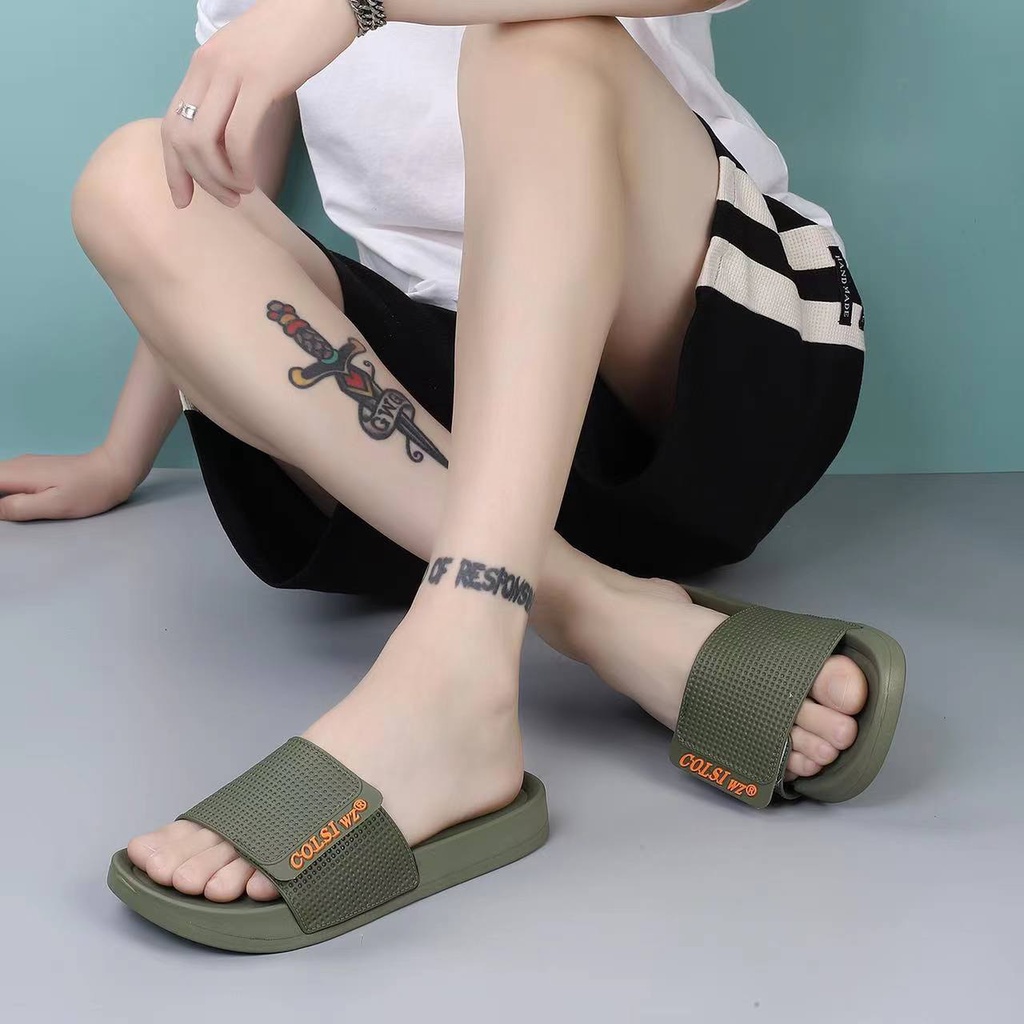 Dép Quai Ngang Thoáng Khí Trọng Lượng Nhẹ Chống Trượt Size 39-45 Thời Trang Mùa Hè Cho Nam