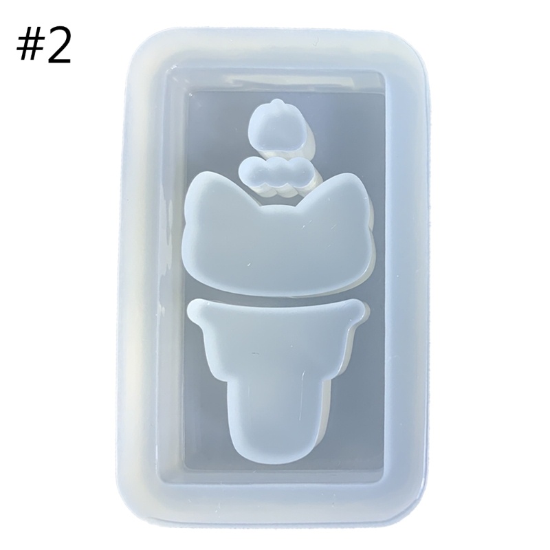 Khuôn Silicone Làm Mặt Dây Chuyền Hình Cây Kem DIY