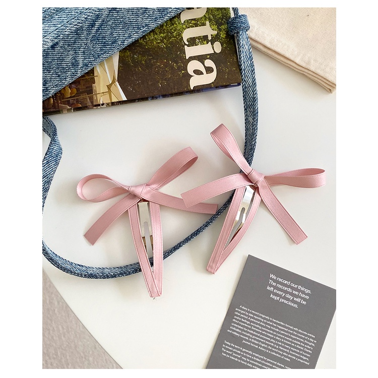 Kẹp Tóc Nơ Ruy Băng Cỡ Lớn Thời Trang Mới 2023 Cho Bé Gái