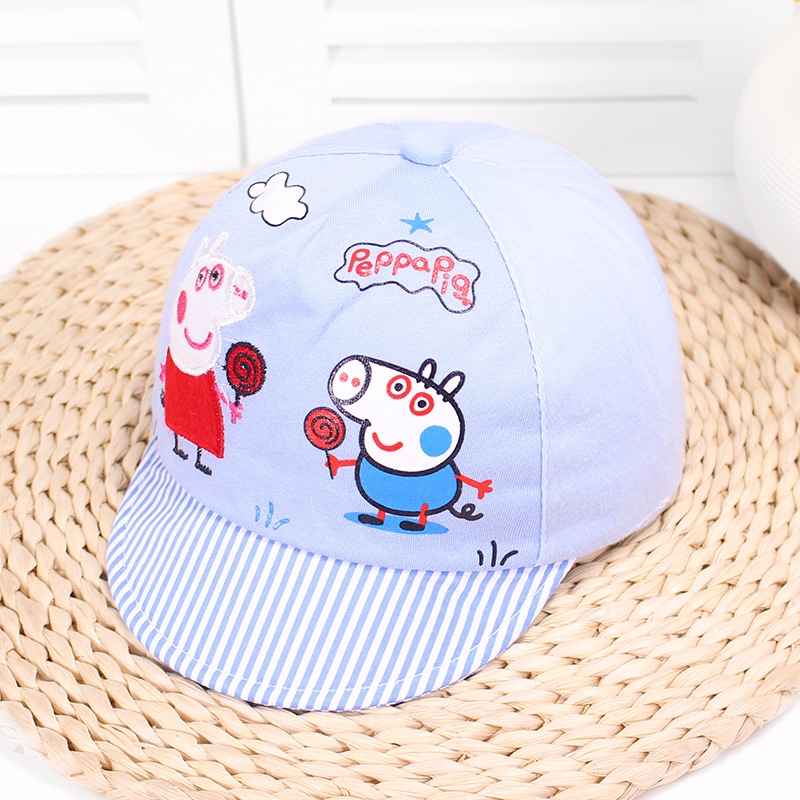 Mũ bóng chày Piggy hoạt hình, Mũ Piggy dễ thương cho bé 0-1 tuổi