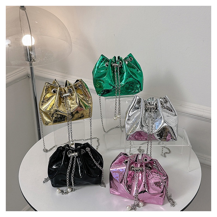 Túi Đeo JASMIN NOIR Chéo Da Bóng Họa Tiết Da Cá Sấu Thời Trang Cho Nữ