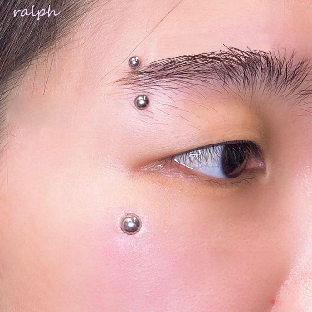 Khuyên Xỏ Cơ Thể Không Xỏ Bằng Thép Không Gỉ Phong Cách Punk Dành Cho Nam