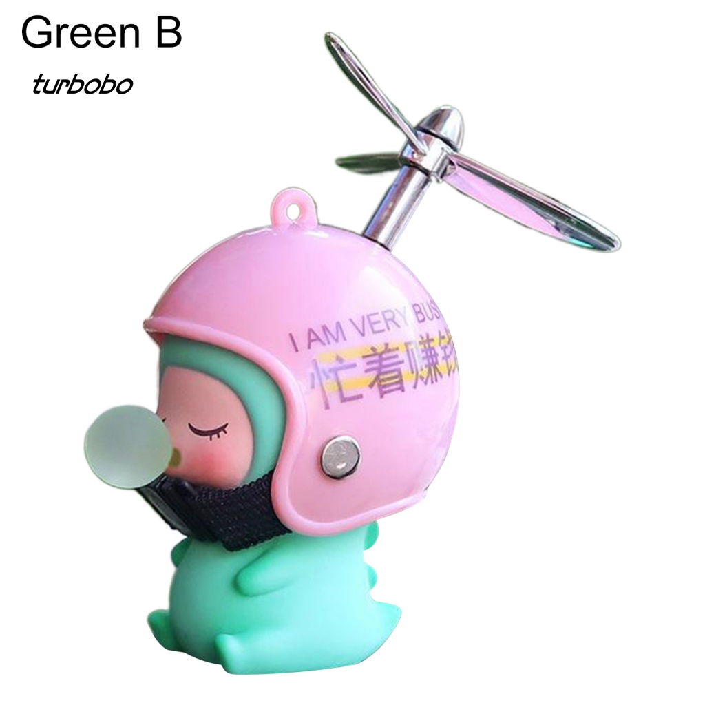 Turbobobo Đồ trang trí Búp Bê Mặc Mũ Bảo Hiểm Trang Trí Đẹp Mắt