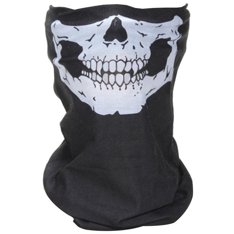 2 CÁI Mát Xe Đạp Trượt Tuyết Nửa Mặt Mặt Nạ Ma Khăn quàng cổ Đa Công Dụng Ấm Cổ COD