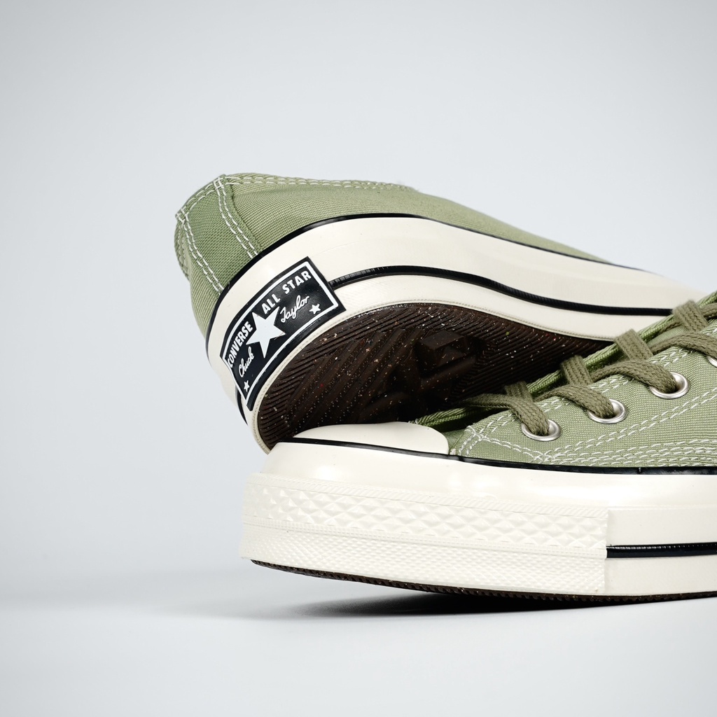 Giày Thể Thao Converse Chuck 1970s XLD Cổ Thấp Màu Xanh Bơ Phong Cách retro