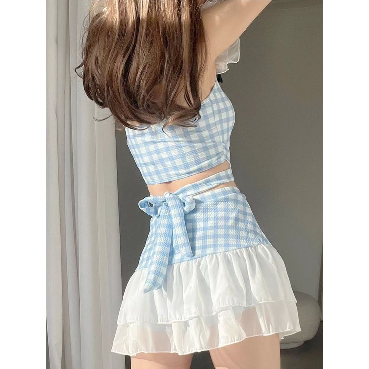 Shuizijiao Bộ Đồ Bơi Che Bụng Kín Đáo Ôm Dáng Phong Cách Mới 2023 Kích Thước Béo mm