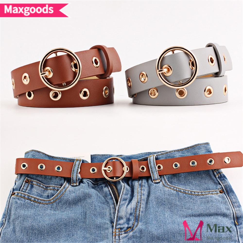 Thắt Lưng Da Đính Đinh Tán Phong Cách Gothic Thời Trang Sang Trọng Cho Nữ