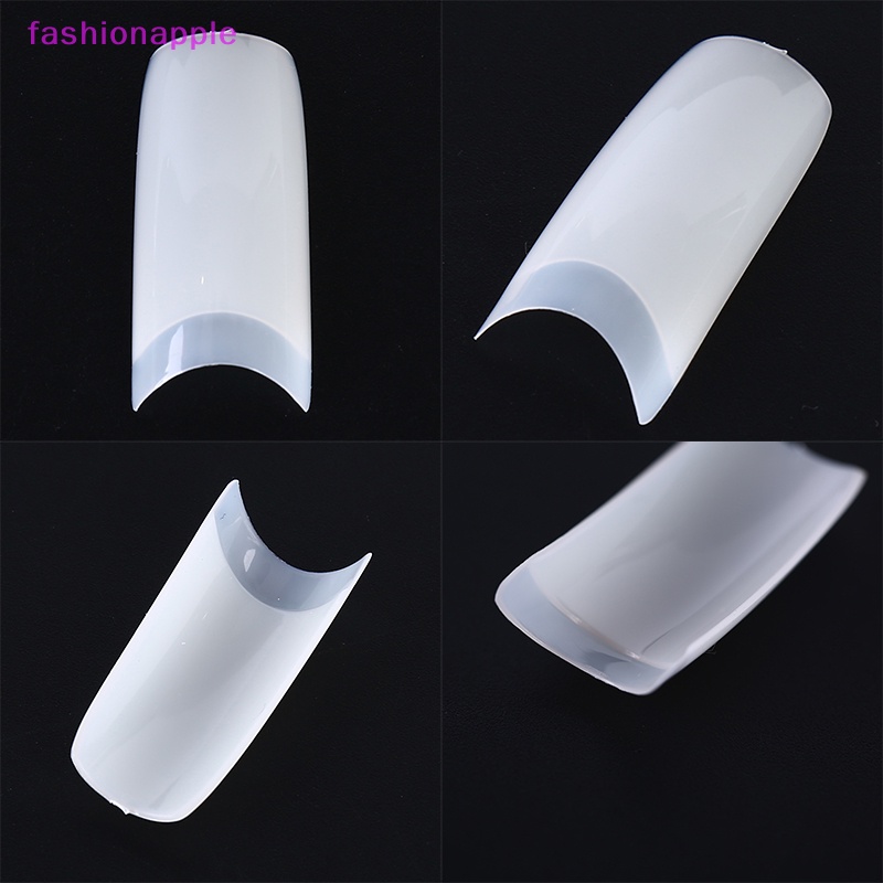 Set 500 Móng Tay Giả Trong Suốt Trang Trí Làm Đẹp