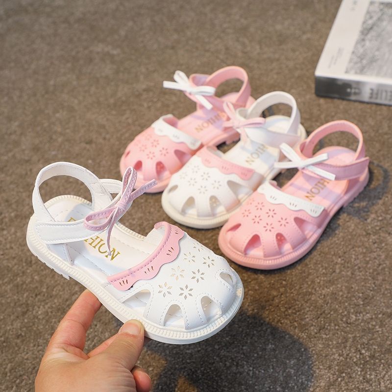 Giày Sandal Đế Mềm Mùa Hè Hợp Thời Trang Cho Bé Gái 1-6 Tuổi