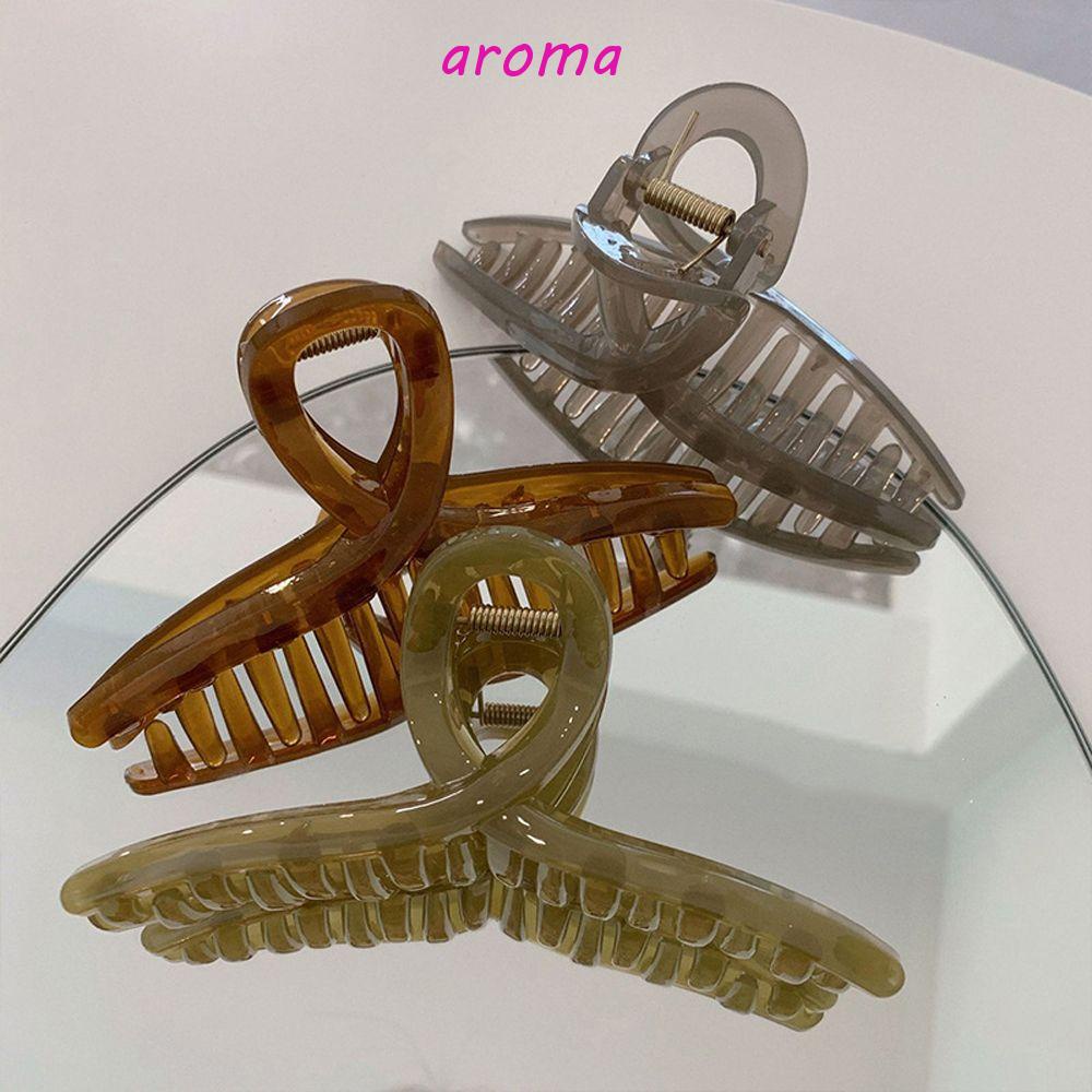 Kẹp Tóc Đuôi Ngựa Bằng Nhựa Thiết Kế Tinh Tế Thời Trang Cho Nữ Giá Đỡ