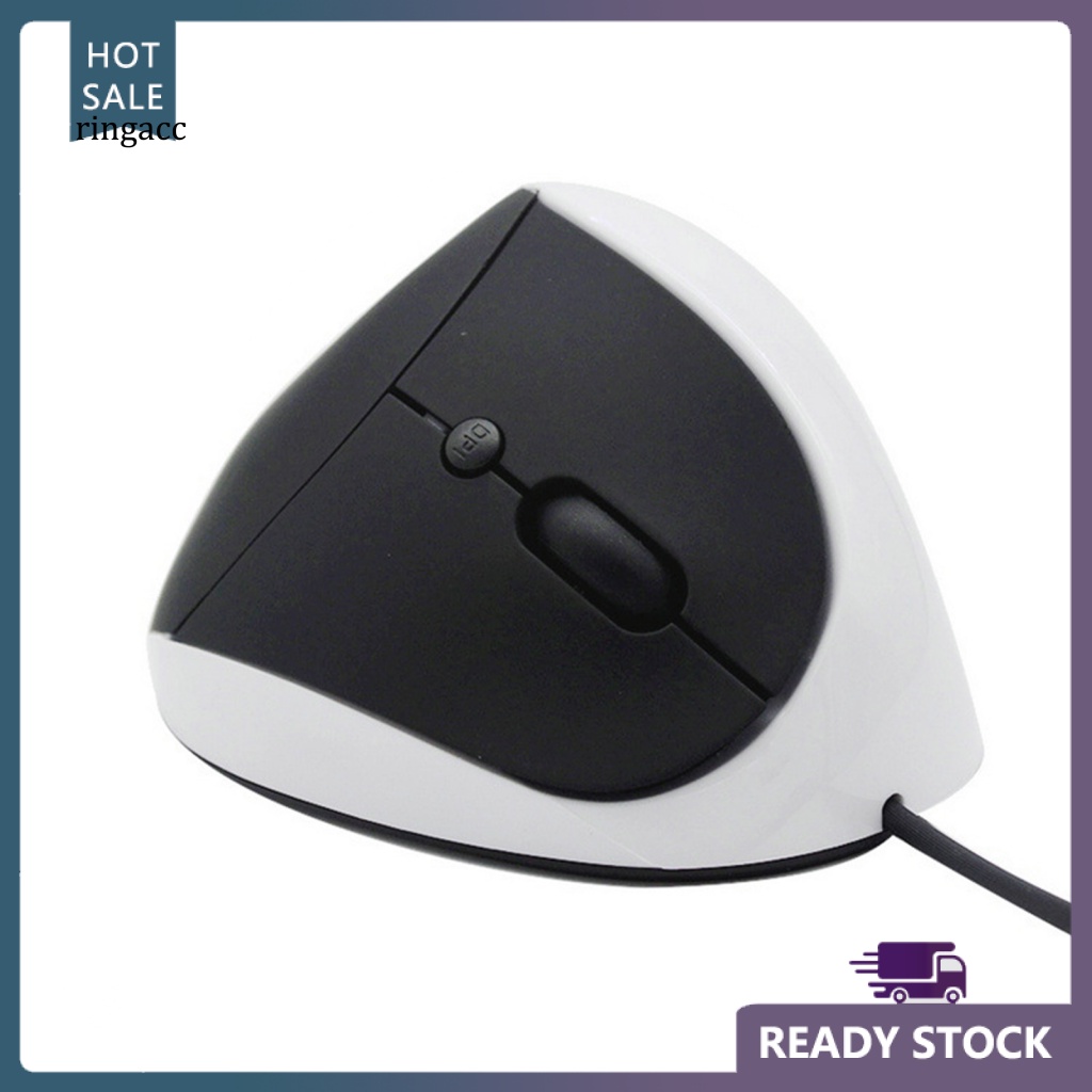 Chuột RGA 3 Bánh Răng DPI 6 Nút Dọc 6D Có Dây USB Độ Chính Xác Cao Không Gây Tiếng Ồn Cho Máy Tính