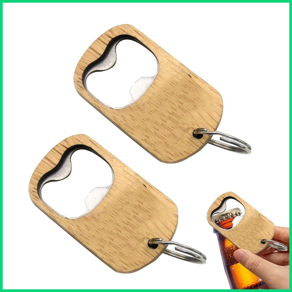 Set 2 Dụng Cụ Mở Nắp Chai Đa Năng Bằng Thép Không Gỉ