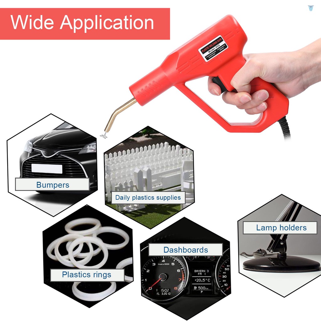 Bộ Máy Hàn Cầm Tay 50W Bằng Nhựa Kèm 4 Hộp Ghim Bấm