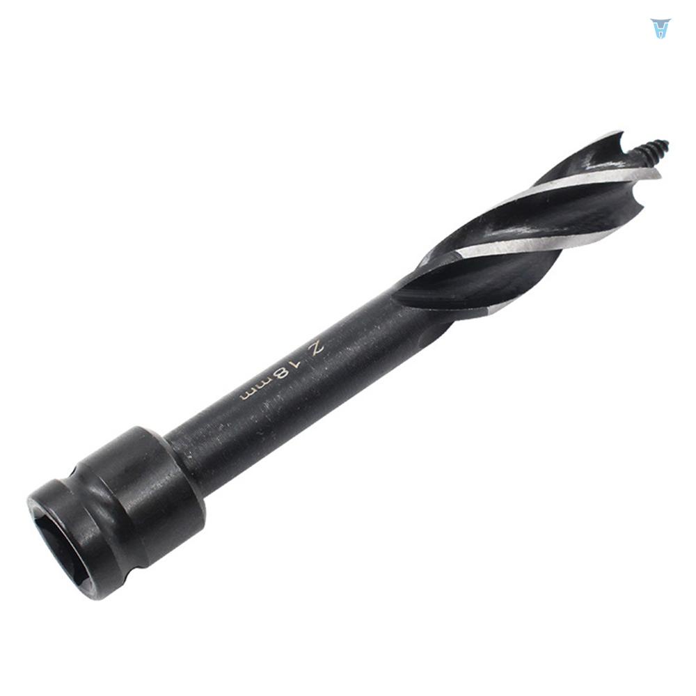 Bộ 3 Mũi Khoan Gỗ Dài 4 Mũi Khoan Lỗ Bằng Thép Carbon Chất Lượng Cao Kèm 2 Đầu Chuyển Đổi