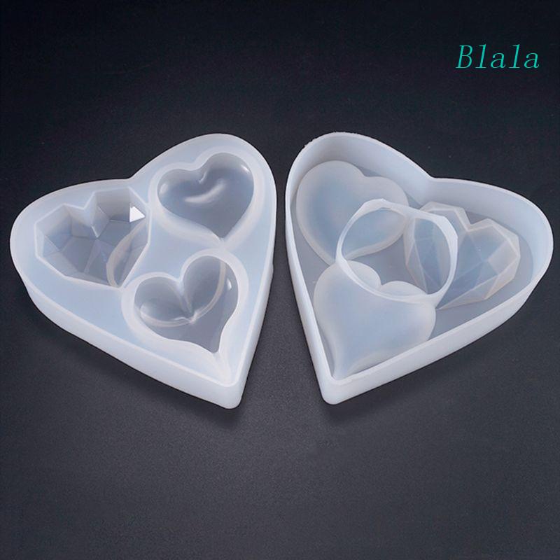 Khuôn Silicone Hình Trái Tim Làm Đồ Chơi Cho Bé