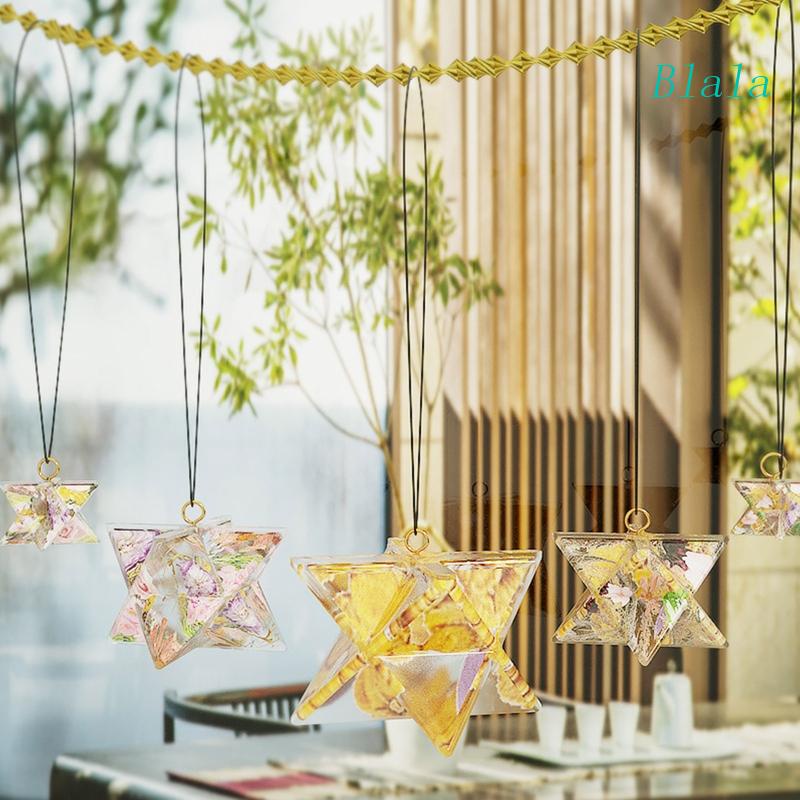 Khuôn Silicone Hình Lục Giác / Ngôi Sao Treo Tường Trang Trí