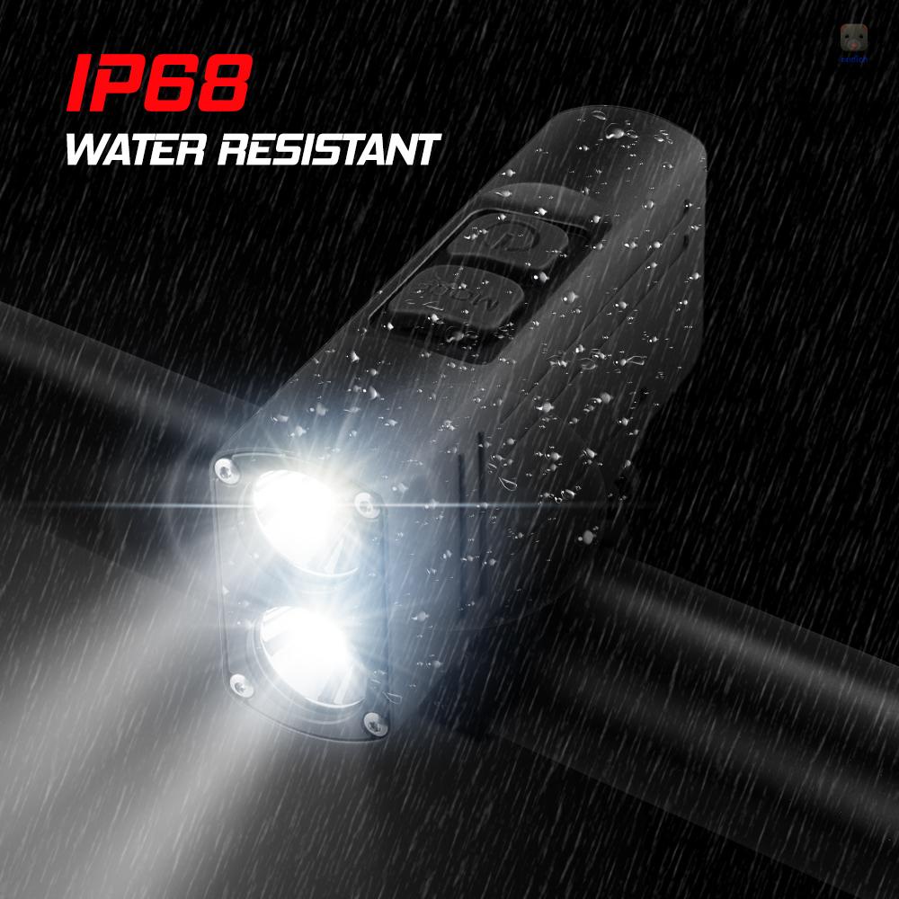 Đèn Pha LED IP68 Chống Thấm Nước Kèm Sạc USB Chuyên Dụng Cho Xe Đạp