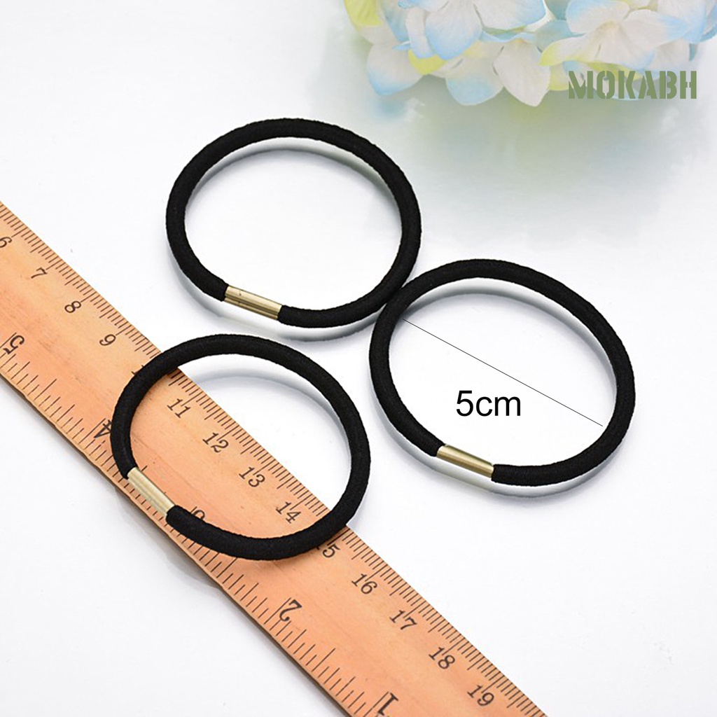 100 Dây Thun Buộc Tóc Co Dãn Có Giá Đỡ