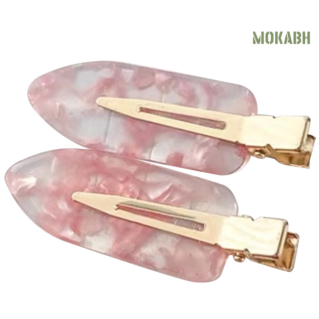 Bộ 2 Kẹp Tóc Acrylic Chống Trượt Phong Cách Hàn Quốc
