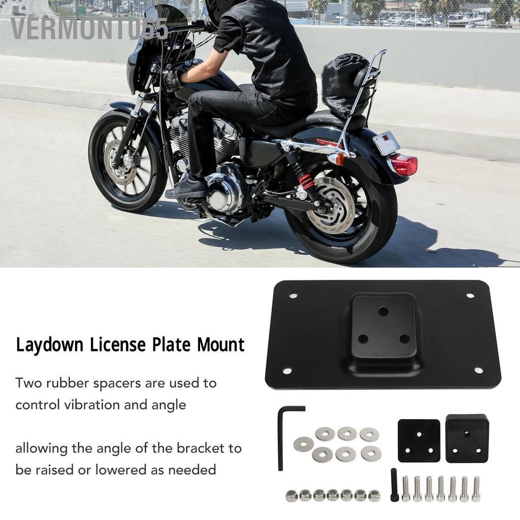 Vermont055 3 Lỗ Laydown Biển Gắn Thép Thay Thế Cho Lớn Sinh Đôi 1973 Trở Lên