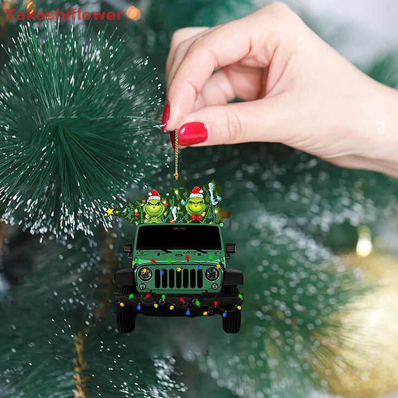 Phụ Kiện Treo Trang Trí Cây Thông Giáng Sinh Năm Mới Bằng Acrylic