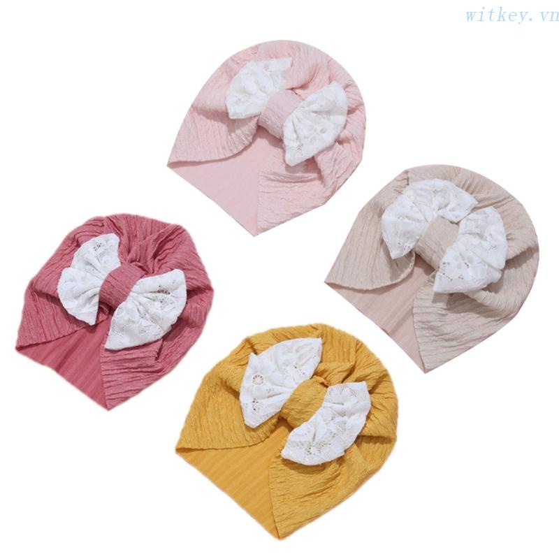 Mũ Beanie Phối Ren Phong Cách Trung Tính Thời Trang Mùa Hè Dành Cho Bé