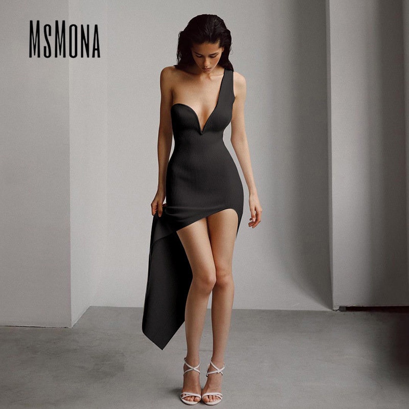 Đầm Midi Không Tay Hở Vai Màu Trơn Thời Trang 2023 Dành Cho Nữ