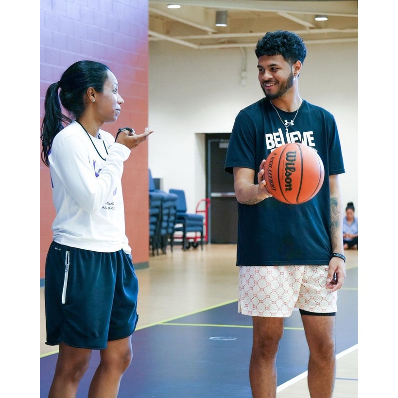 Quần Short Thể Thao Bóng Rổ Phối Lưới Thoáng Khí Nhanh Khô Thời Trang Unisex