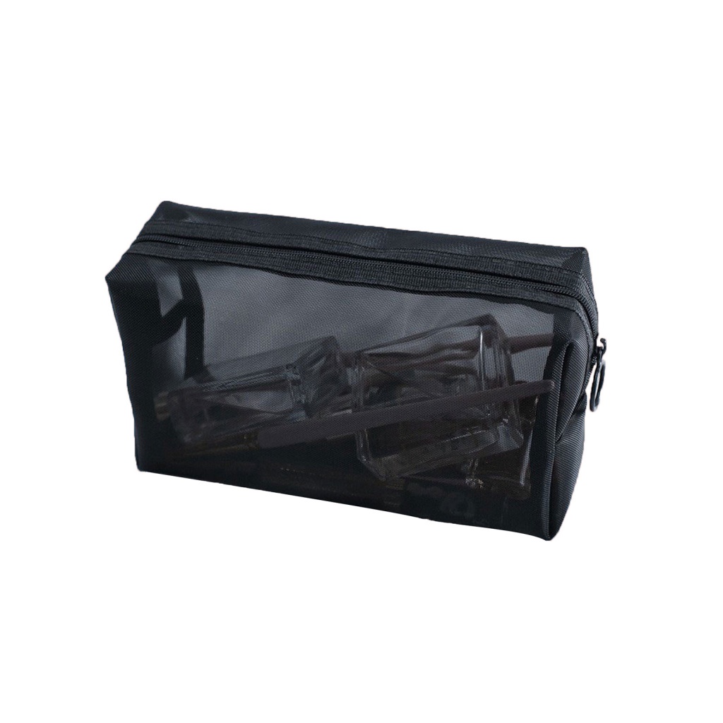 Wishmart.tw Túi Đựng Mỹ Phẩm Son Môi Bút Chì Kẻ Lông Mày Cầm Tay Thoáng Khí