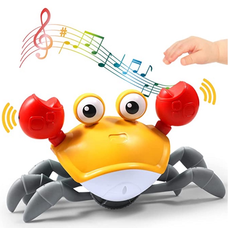 Đồ Chơi Chú Cua Điện Tử Phát Nhạc Vui Nhộn Dành Cho Bé