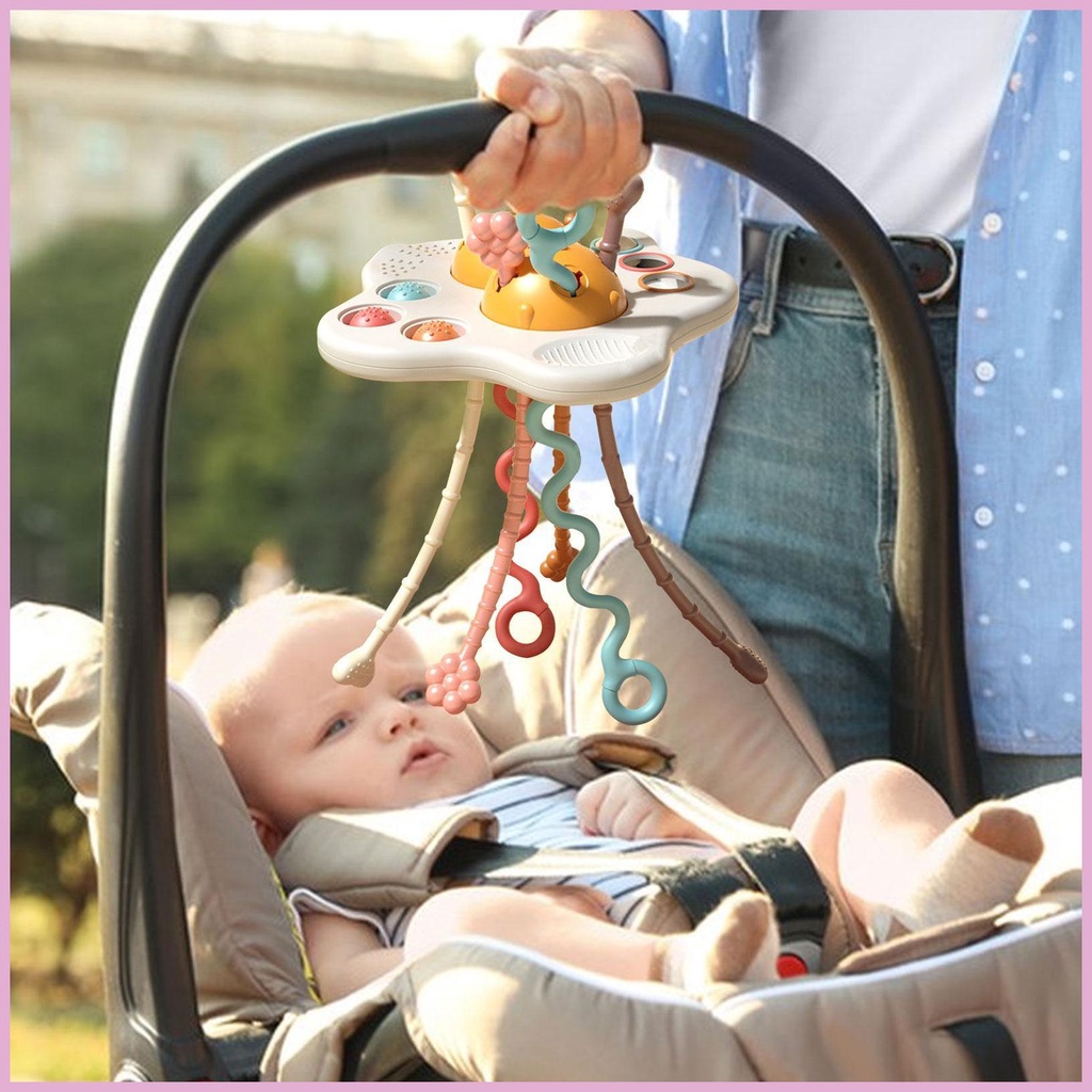 Đồ Chơi Dây Kéo Dạy Học Theo Phương Pháp Montessori Với Bong Bóng Đơn Giản Cho Bé