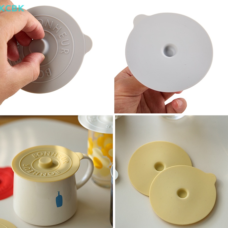 1 X Nắp Đậy Ly Bằng Silicone Chống Bụi Tiện Dụng