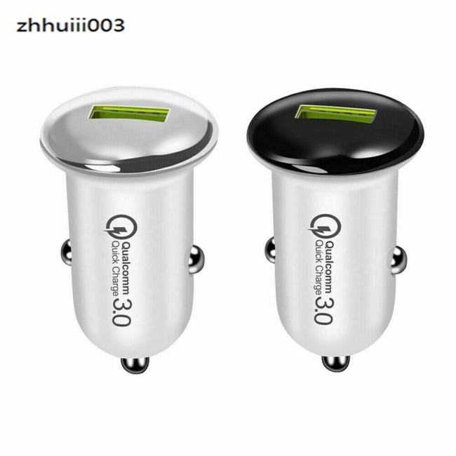 Cốc Sạc Điện Thoại Usb Mini 12-24v 2.4a 3.1a Qc 3.0 Đa Năng Cho Xe Hơi