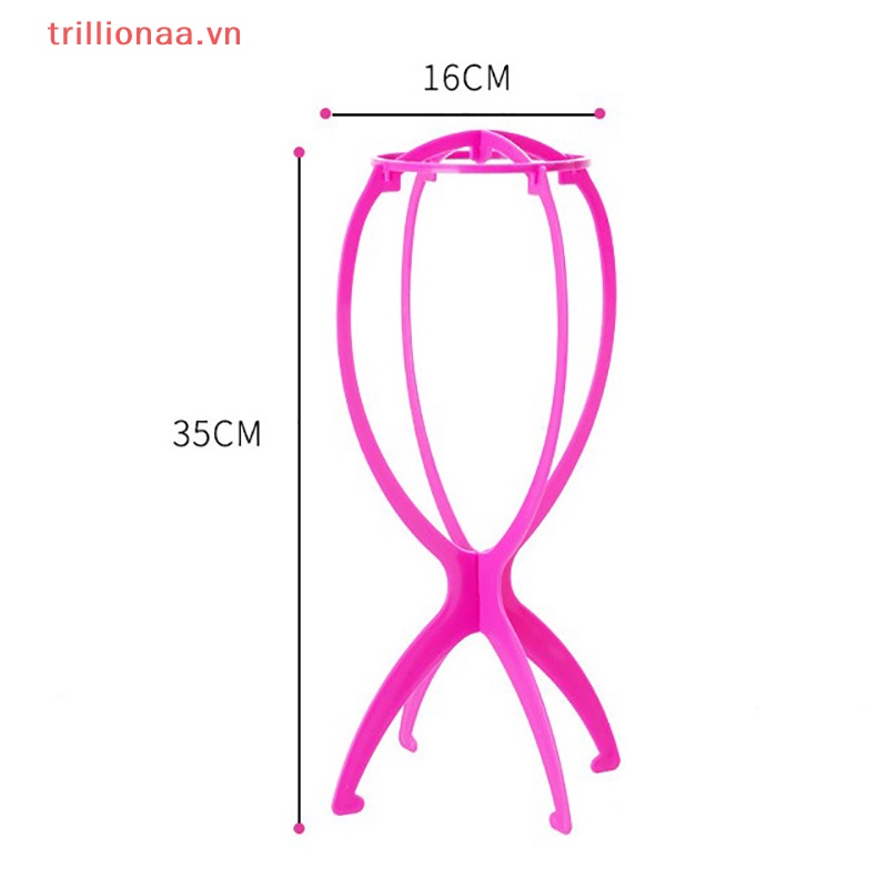 Giá Đỡ Tóc Giả Bằng Nhựa Nhiều Màu Sắc 16X35cm Thiết Kế Nhỏ Gọn Tiện Dụng
