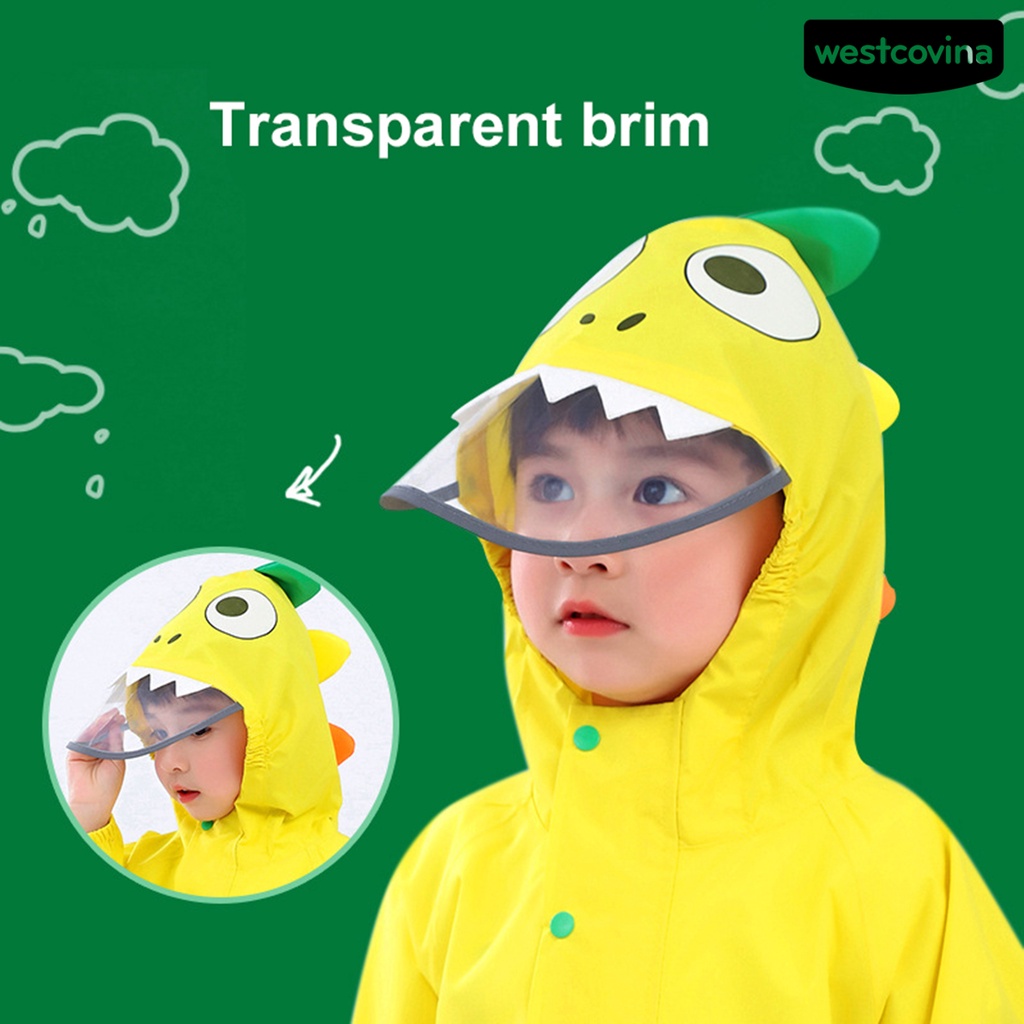 [COD]☁Áo Mưa Họa Tiết Hoạt Hình Thân Thiện Với Làn Da Dành Cho Trẻ Em