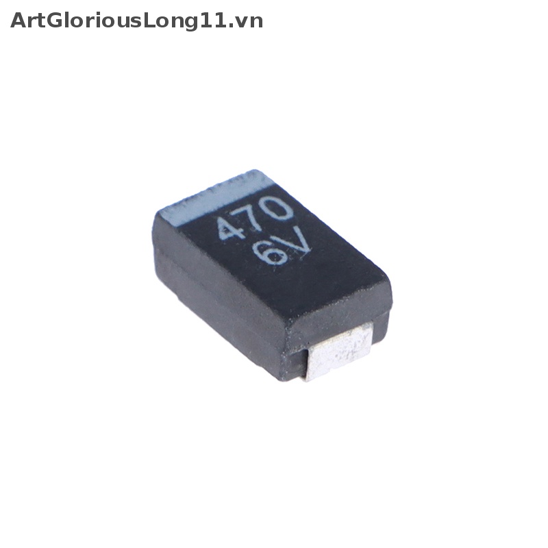 Set 10 Tụ Điện Loại D 6.3V470UF 477J 470UF 6V D7343 Chuyên Dụng