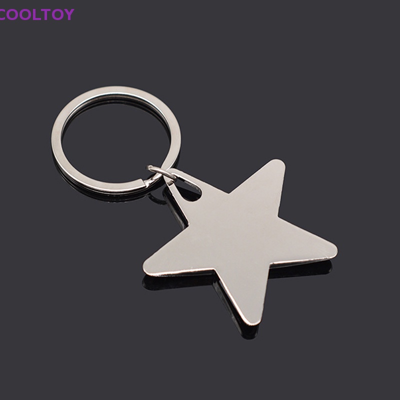 Móc Khóa Kim Loại Hình Ngôi Sao Năm Cánh Sáng Tạo