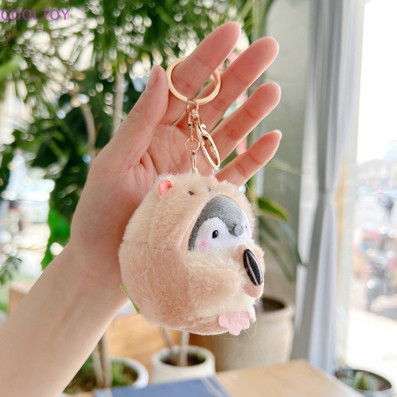 1 Thú Nhồi Bông Hình Chim Cánh Cụt Dễ Thương