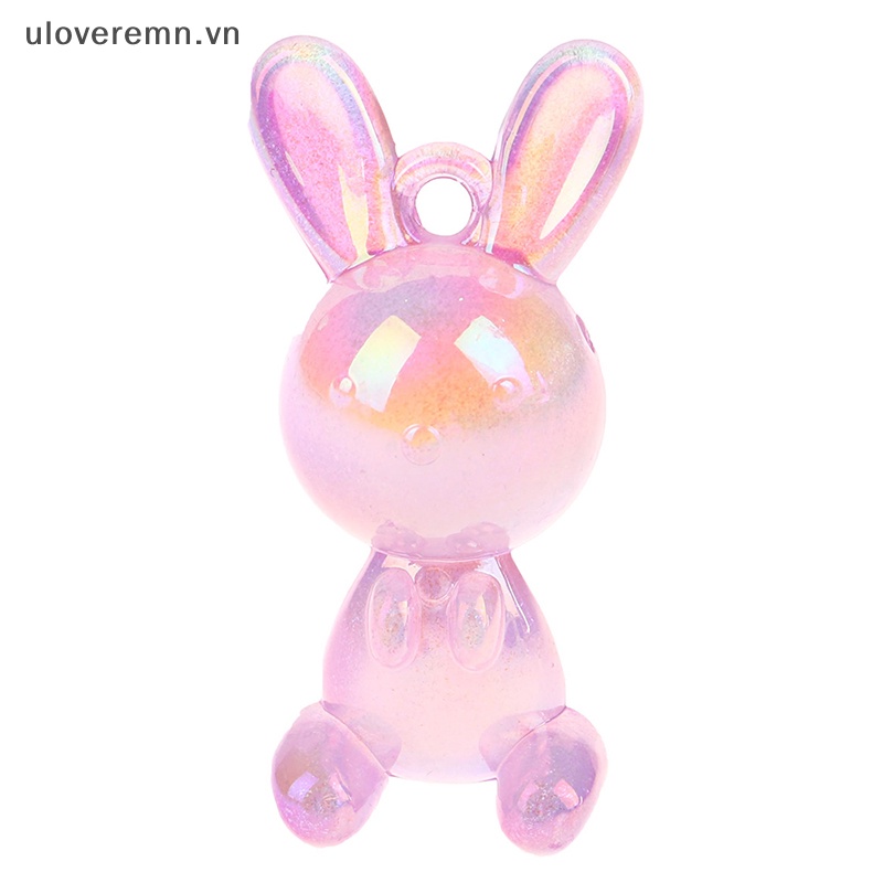 1 Mặt Vòng cổ Hình Thỏ Nhiều Màu Sắc DIY