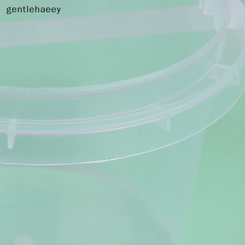 Xô Nhựa Trong Suốt Có Nắp Và Tay Cầm Dung Tích 500 / 1000ML