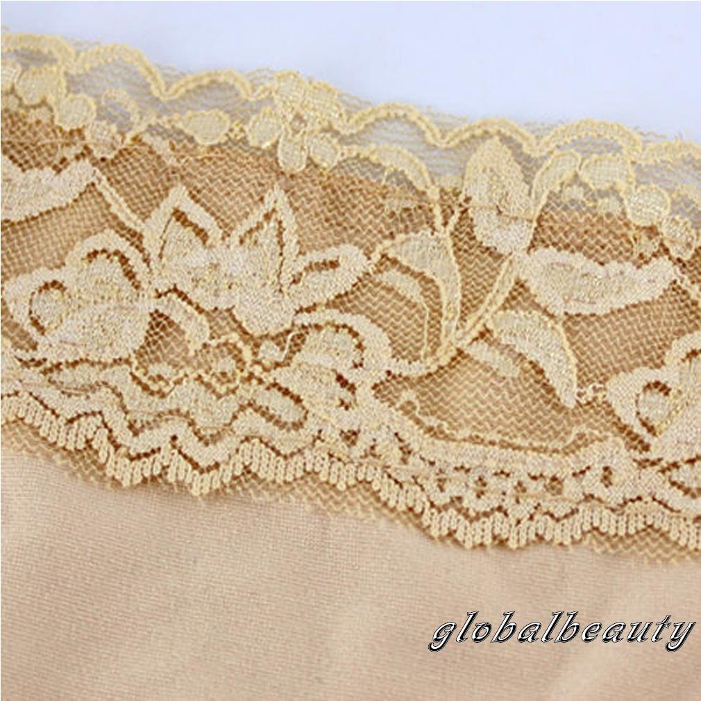 Gb-vòng Kẹp Áo Lót / Tã Lót Ren Màu Trơn Với 3 Miếng Đệm